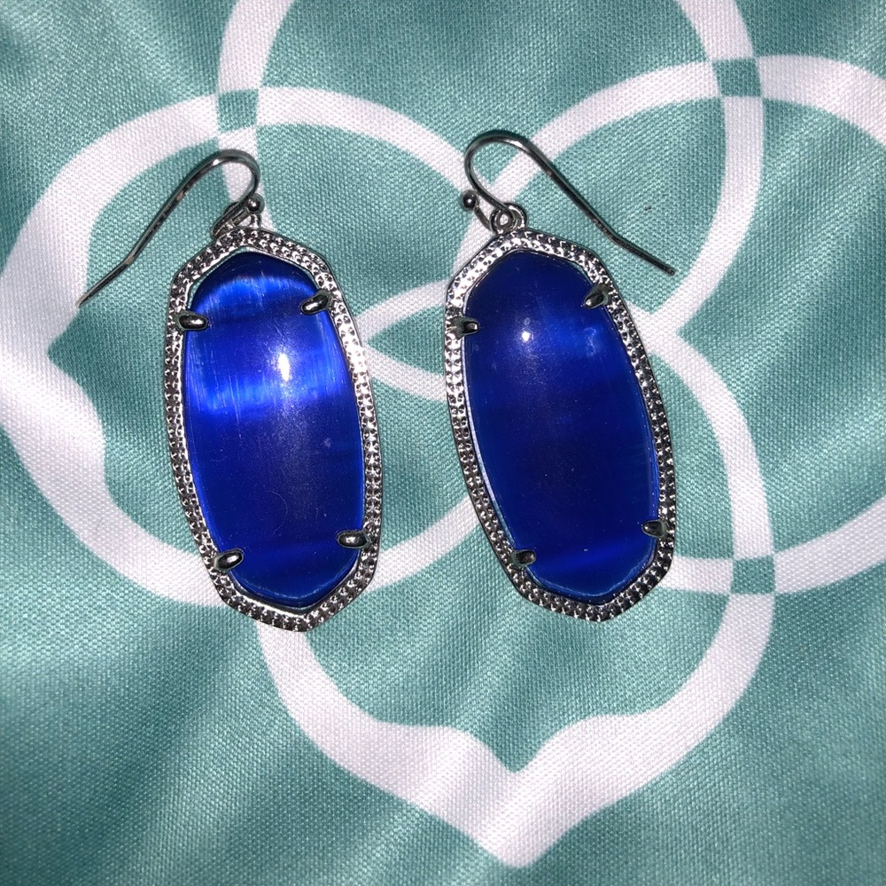 Kendra Scott earrings colbolt blue